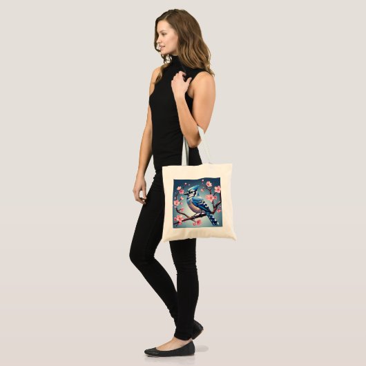 "BLUE JAY" TOTE BAG (Voorkant (model))
