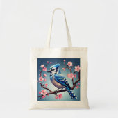 "BLUE JAY" TOTE BAG (Voorkant)