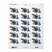 Blue Jay van John James Audubon Etiket (Full Sheet)