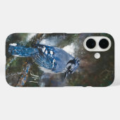 Blue Jay Vogelspotten Vogelschildering Custom Name Case-Mate iPhone Case (Achterkant (horizontaal))