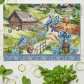 Blue Jay Way Bluejays in Heavenly Mountain Village Theedoek (Gevouwen)