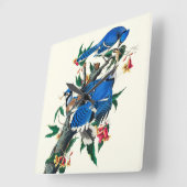Blue Jays Ceramic Tegel Vierkante Klok (Hoek)