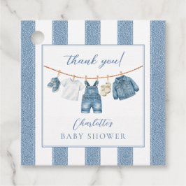 Blue Jean Baby Baby Shower  Bedankjes Labels