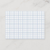 Blue Jean Baby Baby Shower Enclosure Card Informatiekaartje (Achterkant)