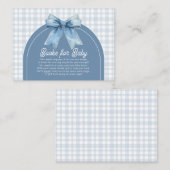 Blue Jean Baby Baby Shower Enclosure Card Informatiekaartje (Voorkant / Achterkant)