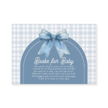 Blue Jean Baby Baby Shower Enclosure Card