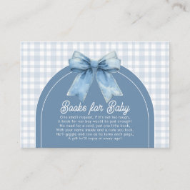 Blue Jean Baby Baby Shower Enclosure Card Informatiekaartje