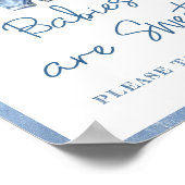 Blue Jean Baby Baby's zijn zoet Poster (Hoek)