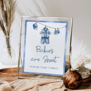 Blue Jean Baby Baby's zijn zoet Poster