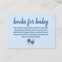 Blue Jean Baby Boeken voor Baby Visitekaartje