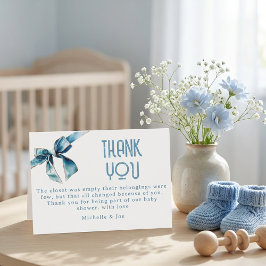 Blue Jean Baby Books For Baby Enclosure Card Bedankkaart