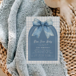 Blue Jean Baby Boy Baby shower Kaart