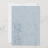 Blue Jean Baby Denim Baby shower Kaart (Achterkant)