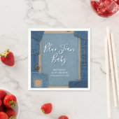 Blue Jean Baby Denim Baby Shower Servet (Insitu)