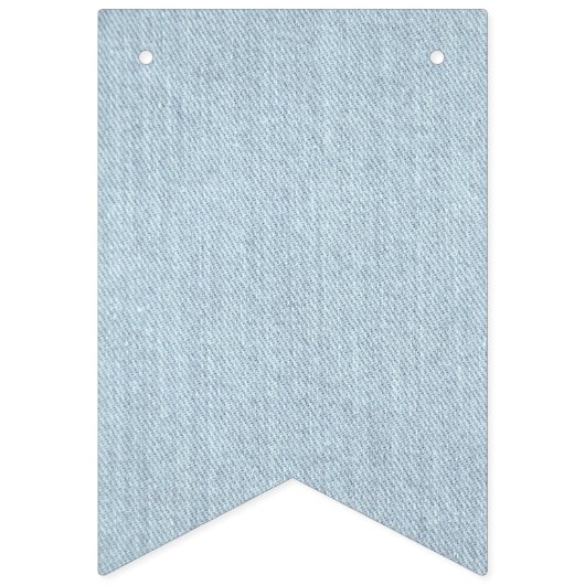 Blue Jean Baby Denim Baby shower Vlaggetjes (Eerste vlag)