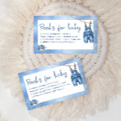 Blue Jean Baby Denim Boeken voor Baby Informatiekaartje