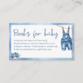 Blue Jean Baby Denim Boeken voor Baby Informatiekaartje (Voorkant)