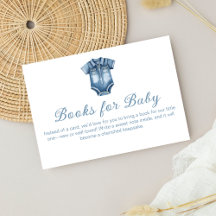 Blue Jean Baby Denim Boeken voor Baby shower