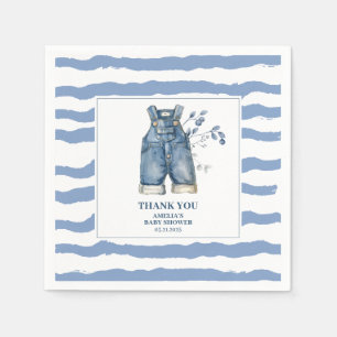 Blue jean baby Denim Country Baby shower Servet
