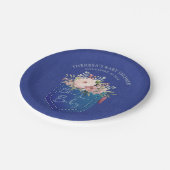 Blue Jean Baby Denim Douche Aangepaste papieren Bo Bordje (Gekanteld)