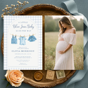 Blue Jean Baby Foto Baby Borrel  Kaart