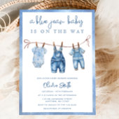 Blue Jean Baby is onderweg naar het Denim Boy Baby Kaart
