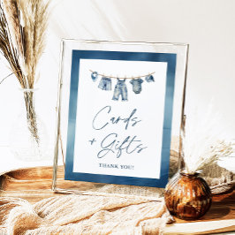 Blue Jean Baby Kaarten & Geschenken Teken Poster