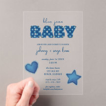 Blue Jean Baby | Modern Baby shower | lappendeken