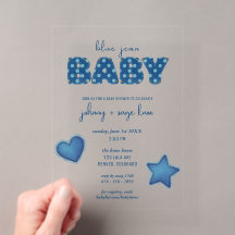 Blue Jean Baby | Moderne Baby Shower | Patchwork