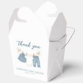 Blue Jean Baby op weg naar Baby shower Bedankdoosjes (Open)