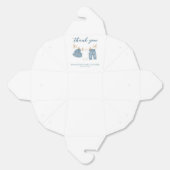 Blue Jean Baby op weg naar Baby shower Bedankdoosjes (Ongevouwen)