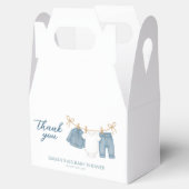 Blue Jean Baby op weg naar Baby shower Bedankdoosjes (Geopend)