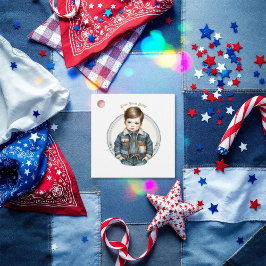 Blue Jean Baby Rustic Denim Baby shower Bedankjes Labels