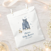 Blue Jean Baby Shower Bedankzakje (Geknipt)