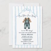 Blue Jean Baby Shower Kaart (Voorkant)