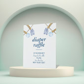 Blue Jean Baby shower | Luier Raffle Tafelblad Reclamebord Met Voetstuk