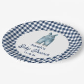 Blue Jean Baby shower Papieren Bordje (Gekanteld)