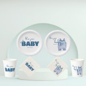 Blue Jean Baby shower servies | denimparty Servet
