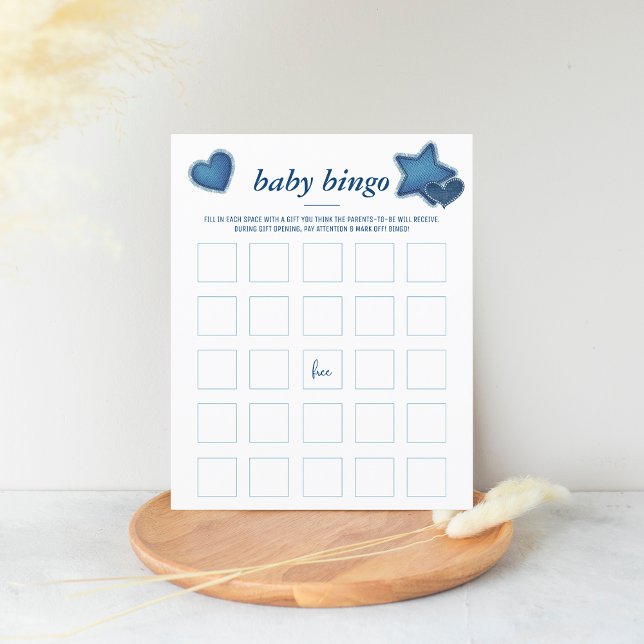 Blue Jean Baby Shower Spel | Baby Bingo (Creator heeft geüpload)