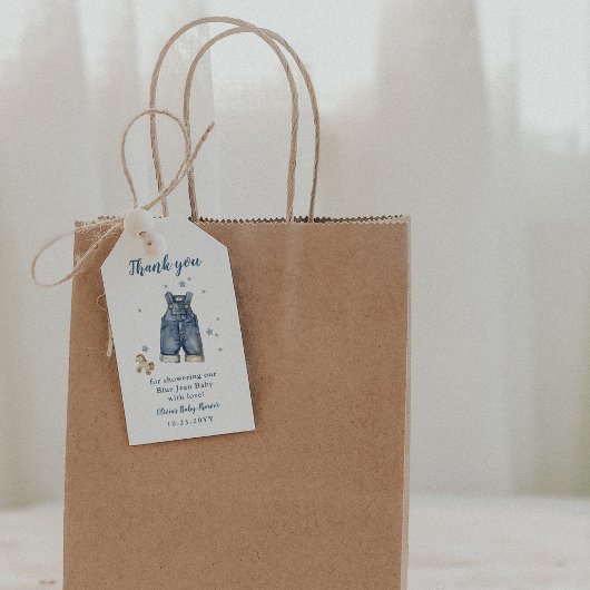 Blue Jean Baby Shower Thank You Cadeaulabel