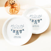 Blue Jean Baby shower, Western Baby shower Papieren Bordje