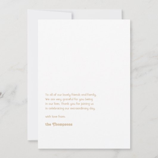 Blue Jean Baby Theme Denim Patchwork Baby shower Bedankkaart (Achterkant)