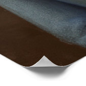 Blue Jean Bovine - Funny koe in een kostume Poster (Hoek)