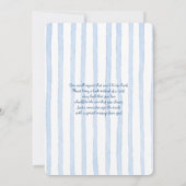 Blue Jean Boy Baby Shower Kaart (Achterkant)