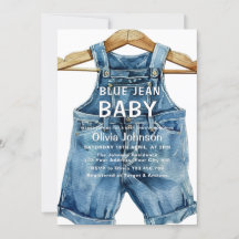 Blue Jean Boy Western Baby shower