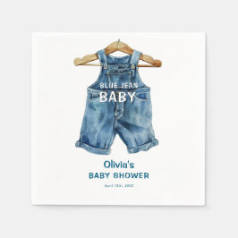Blue Jean Boy Western Baby shower Servet