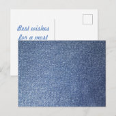 Blue Jean Briefkaart (Voorkant / Achterkant)