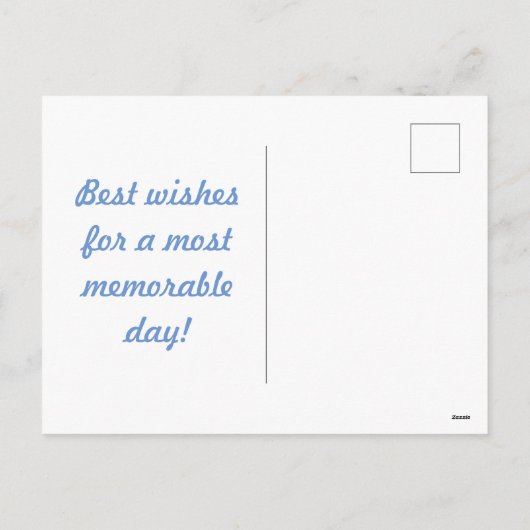 Blue Jean Briefkaart (Achterkant)