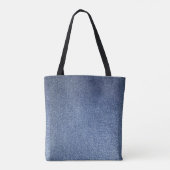 Blue Jean Canvas tas (Achterkant)