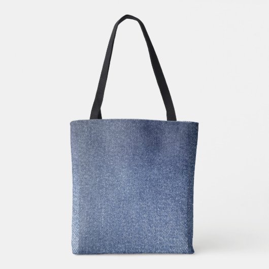 Blue Jean Canvas tas (Achterkant)